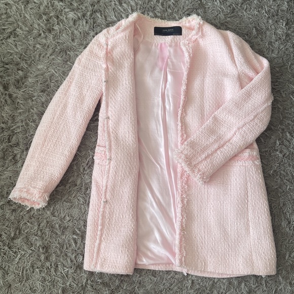 Zara pale pink jacket - Picture 4 of 7